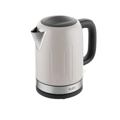 Image de Botti Verio Bouilloire électrique Gris 1,7 L Idéal pour le café, thé Chauffage rapide, Arrêt automatique Base rotative à 360 , élément chauffant en acier inoxydable Design moderne