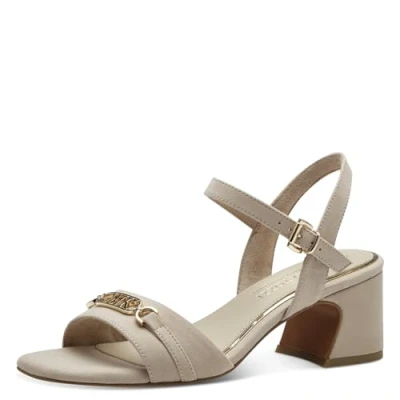Image de MARCO TOZZI Sandale à talon by Guido Maria Kretschmer 2 88304 42 Femme, Beige, 36 EU