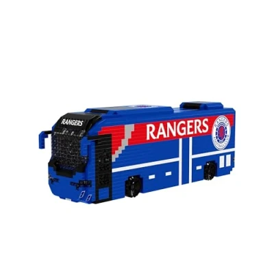 Image de FOCO sous Licence Officielle Rangers FC Football BRXLZ Briques modèle de Jouet d&#039;entraîneur 3D