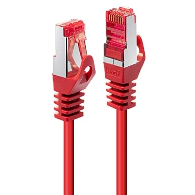 Image de LINDY Câble réseau Basic Cat.6 S/FTP, Rouge, 3m