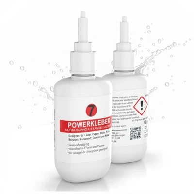 Image de DIP Tools Colle puissante 50 ml I haute performance résistante à l&#039;eau et longue durée instantanée pour métal, céramique, bois, liège