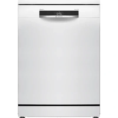 Image de Lave vaisselle pose libre BOSCH SMS6ZCW12F SER6 14 couverts Induction L60cm 38 dB Classe C Blanc
