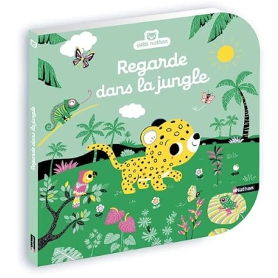 Image de Regarde dans la jungle Livre d&#039;éveil à toucher pour les bébés, dès 6 mois d’occasion Correct