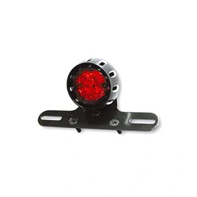 Image de SHIN YO MILES FEU arrière LED, boîtier noir, verre rouge (Black)