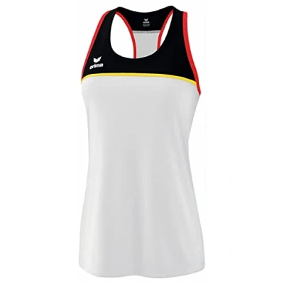 Image de Erima Change by Léger Débardeur, Blanc/Noir/Rouge, Taille 40 Femme
