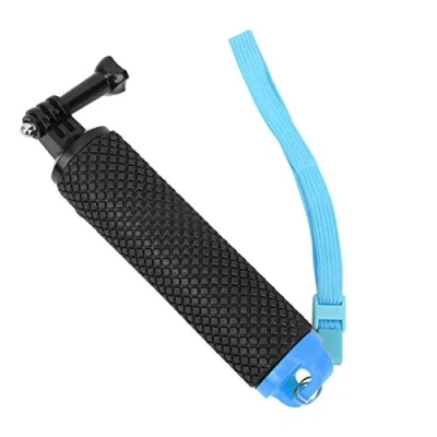 Image de VBESTLIFE poignée Flottante, Monopode de Selfie plongée à Flottante étanche avec Corde Main réglable, pour OSMO Action/pour 9(Bleu)