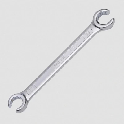 Image de SONIC 4111113 Clé à dévisser durite rigide frein 165 11x13 satiné chromé Acier chrome vanadium