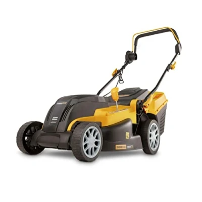 Image de Tondeuse à Gazon Électrique POWERPLUS POWXG6251 1600 W, 380 mm Ø, Ramassage, Mulching et Éjection Arrière