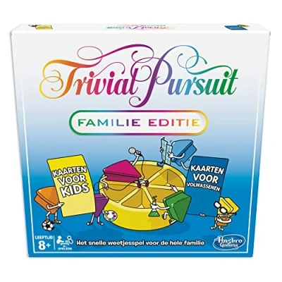 Image de Trivial Pursuit édition familiale, Jeu de Plateau Soirée Jeux en Famille, questionnaire, dès 8 Ans (Version flamande)