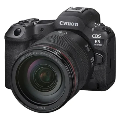 Image de Canon EOS R5 Mark II Body + RF 24 105mm F/4.0 L IS USM Kit MILC 45 MP CMOS 8192 x 5464 pixels Noir Neuf