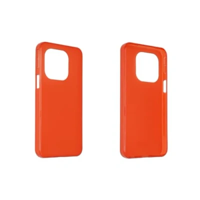 Image de caseroxx Coque de protection en TPU compatible avec Emporia SMART.6lite / E6.lite, étui caoutchouc rouge