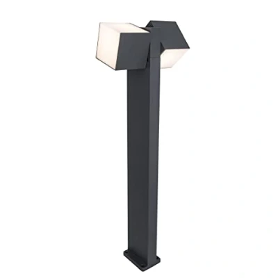 Image de LUTEC Borne LED Cuba, 2 lampes, anthracite, 3 000 K