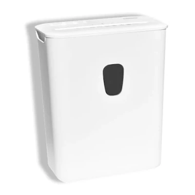 Image de DESQ® Destructeur de Documents 8 Feuilles Coupe Particules 4 x 38 mm, Niveau sécurité P4, 15 Liter, Fonctionnement Silencieux, 5 Min. Non Stop, pour Petit Bureau ou à Domicile, Dutch Design
