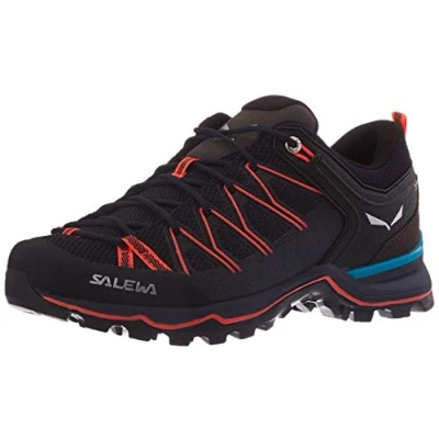 Image de Salewa MTN Trainer LITE Chaussures de marche, Femme, Taille: 40, Premium navy/fluo coral Matière synthétique / textile