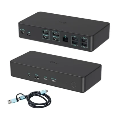 Image de i tec USB 3.0 / C Thunderbolt 3 Professional Dual 4K Display Docking Station Generation 2 + Power Delivery 100W Neuf