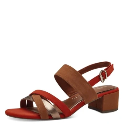 Image de Marco Tozzi Sandales, Femme, Taille: 40, Terracotta com Matière synthétique / textile