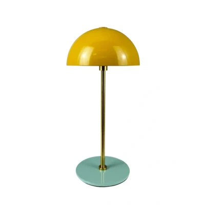 Image de Dyberg Larsen Lampe à poser LED rechargeable Along, curry, hauteur 20 cm