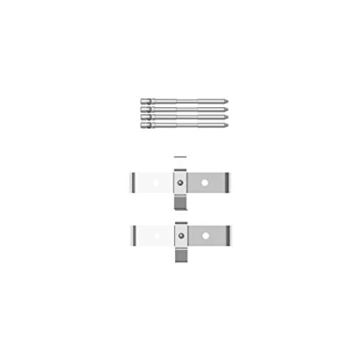 Image de DELPHI LX0469 Kit d&#039;accessoires, plaquette de frein à disque ALFA ROMEO: Brera, 159 Berline, Sportwagon, RENAULT: Megane 3 Coupe, 4