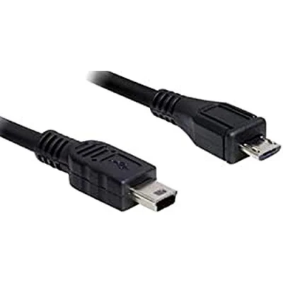 Image de DeLOCK 1m USB2.0 microB/miniB câble USB Micro B Mini Noir Neuf