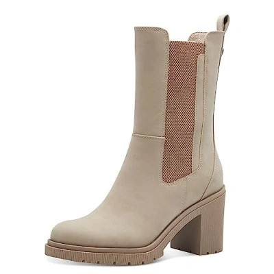 Image de MARCO TOZZI Femmes 2 25445 41 Chelsea, Nubuck Taupe, 40 EU