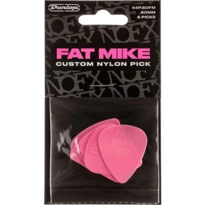Image de Médiator Fat Mike Custom Nylon 0,60mm sachet de 6