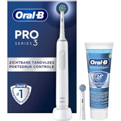 Image de Oral B Pro BAD Electrique 3800 White + Paste 1CT