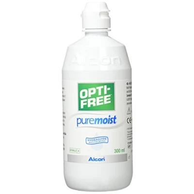 Image de OPTI FREE Solution tout en un PureMoist pour lentilles de contact souples, flacon unique, 300 ml