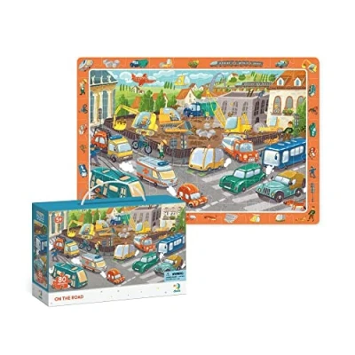 Image de Dodo D300370 Eductional On The Road Observation Puzzle 80 Pieces, Various