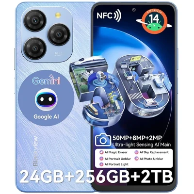 Image de Smartphone Blackview SHARK 9 5G 6,67 pouces NFC Android 14 24 Go/258 Go