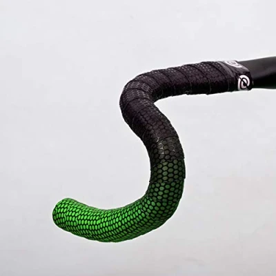 Image de BikeRibbon Grade Plus Ruban de Guidon Mixte, Noir/Vert, Taille Unique
