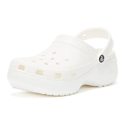 Image de Crocs Femme Classic Platform Clog W Accessoire lifestyle, Blanc, 38/39 EU