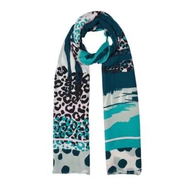 Image de Foulard femme Liu Jo Art 2F4089 T0300, Deep Emerald, Taille unique