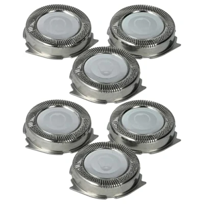 Image de vhbw 6x Têtes de rasoir remplacement compatible avec Philips HQ7200, HQ7180, HQ7290, HQ7240, HQ7310, HQ7320, HQ7260, HQ7300 électrique