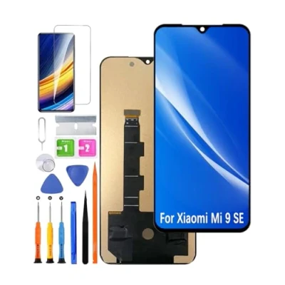 Image de HLYGZX Écran de rechange pour Xiaomi Mi 9 SE LCD TFT, M1903F2G tactile Digitizer Assemblée Pièces réparation (sans empreintes digitales)