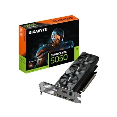Image de GIGABYTE GeForce RTX 5050 OC Low Profile 8G Carte Graphique 8GB GDDR6 128bit PCI E 5.0 2587MHz Fréquence du c?ur 2 x DP