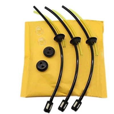 Image de AISEN 3x Universel Piece Kit Durites Tuyau d&#039;alimentation Essence Joint et Filtre pour Reservoir Coupe Herbe Débroussailleuse Tronconneuse Taille Haie Tondeuse À Gazon