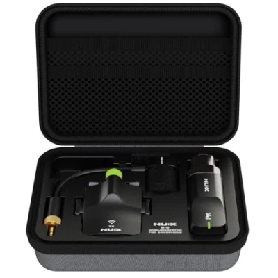 Image de NUX B 6 saxophone sans fil avec étui de charge, portée fonctionnement 20 mètres, audio haute résolution 24 bits/44,1 kHz, microphone 2,4 GHz