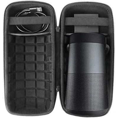Image de Khanka Case étui pour Bose SoundLink Revolve(Séries II) Enceinte Bluetooth Sac de Voyage Housse. (pour Revolve, Moyen)