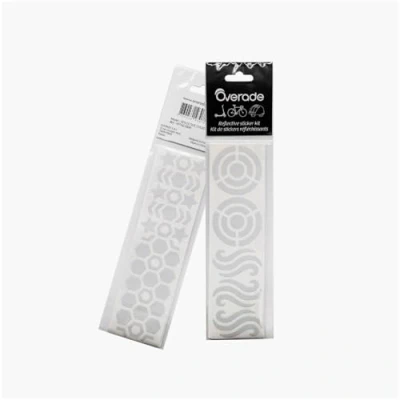Image de OVERADE Stickers réfléchissants Mixte, Blanc, Taille Unique