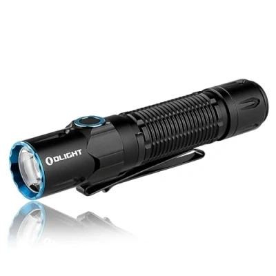 Image de OLIGHT Warrior 3S Lampe Torche Led Puissante 2300 Lumens 300M Rechargeable Tactique IPX8 avec Capteur de Proximité Double Interrupteur Charge USB Pour Camping Randonnée Urgence (Noir)