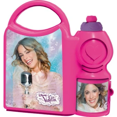 Image de Disney Violetta 749271jausenbox avec Gourde 400 ML, 19 x 7 21 cm