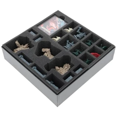 Image de Feldherr Set de Mousse Compatible avec HeroQuest (2021) : Contre la Horde d&#039;ogres boîte du Jeu Insertions pour Ranger Toutes Les Figurines et Accessoires l&#039;extension