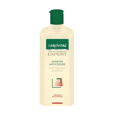 Image de Shampooing Traitement Anti Chute, Réduit et Prévient la Perte des Cheveux Stimule une Croissance Saine, Renforce Racine, 400 ml, Gerovital Tratament Expert