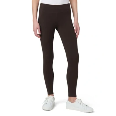 Image de HUE Legging Ultra en Coton pour Femme, Taille Large, Assortis, Espresso, M