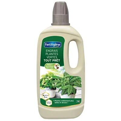 Image de FERTILIGENE FPVPAL1 Engrais Liquide Plantes Prêt à l&#039;emploi 1 L plus vertes en 7 jours Apporte une nourriture équilibrée Formule base de minéraux Solution déjà toute prête