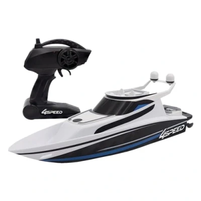 Image de Silverlit 4SPEED by Bateau télécommandé Speed Boat 2.4Ghz Blanc Et Noir 34 cm
