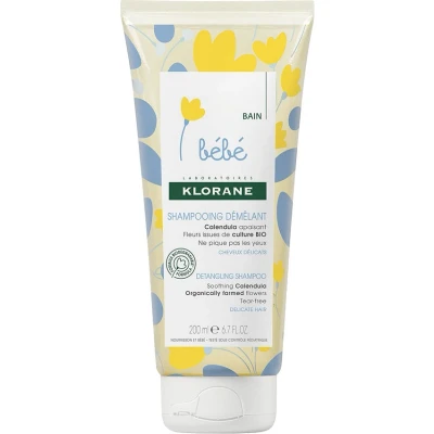 Image de Klorane Bébé Bain Shampoing Démêlant au Calendula Bio