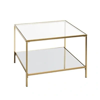 Image de HAKU Möbel Table Basse, Métal, Doré, L 60 X P H 45 cm