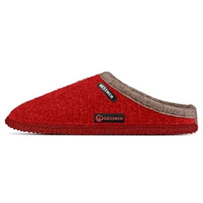 Image de Giesswein Dannheim, Chaussons Mules Mixte Adulte, Rouge (Kirsche), 43 EU