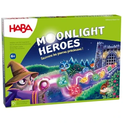 Image de HABA Moonlight Heroes Jeu de société Un Collecte et stratégie Magique 5 Ans Plus 306484 Coloré